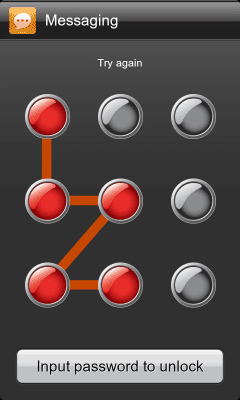 Screenshot of the application App Lock - #3