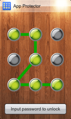 Screenshot of the application App Lock - #4