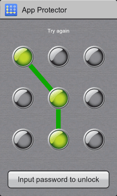 Screenshot of the application App Lock - #5
