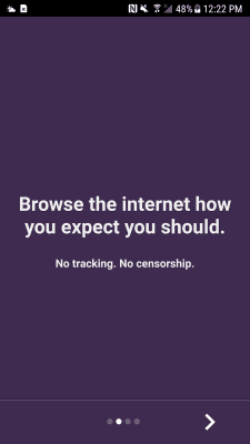 Screenshot of the application Orbot: Tor for Android - #4