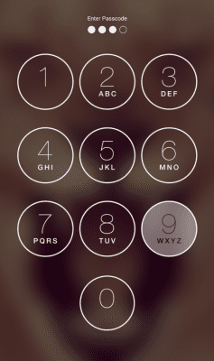 Screenshot of the application Keypad lock screen - #8