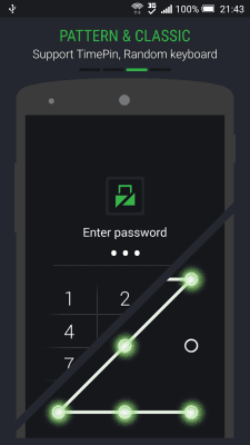 Screenshot of the application Lockdown Locking the application - #3