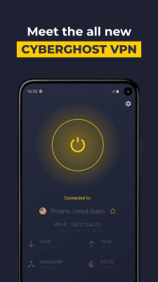 Screenshot of the application CyberGhost - #1