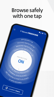 Screenshot of the application F-Secure Freedome VPN - #2