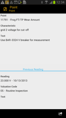Screenshot of the application SAP Work Manager - #5