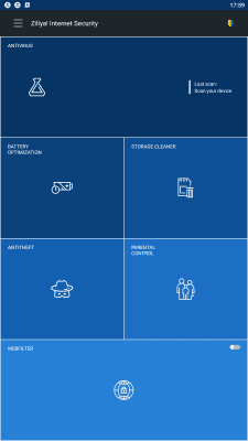 Screenshot of the application Zillya! Internet Security&Scanner for Android - #1