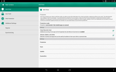 Screenshot of the application Kaspersky Endpoint Security - #5