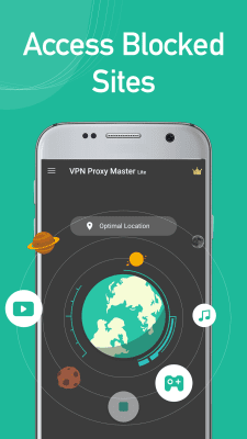 Screenshot of the application VPN Proxy Master lite - #1