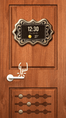 Screenshot of the application Door Lock Screen - #1