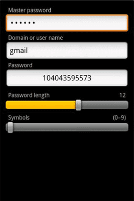 Screenshot of the application Axiom Password - #4