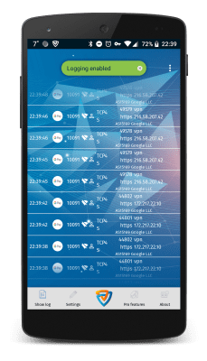 Screenshot of the application Protect Net: Firewall for Android without root - #3