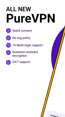 Screenshot of the application PureVPN - #1