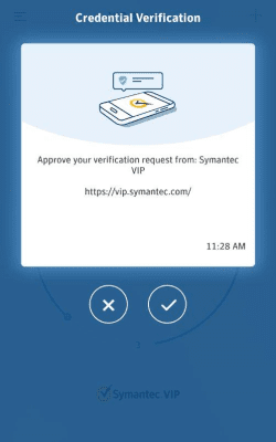 Screenshot of the application VIP Access - #2