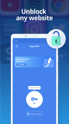 Screenshot of the application Snap VPN: Super Fast VPN Proxy - #1