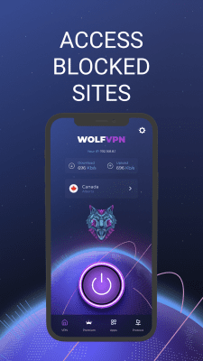 Screenshot of the application Wolf Vpn x Secure & Unlimited - #2