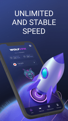 Screenshot of the application Wolf Vpn x Secure & Unlimited - #5