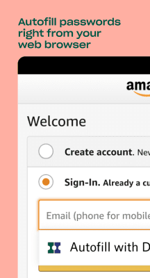 Screenshot of the application Dropbox Passwords - #3