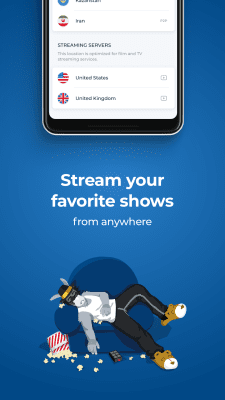 Screenshot of the application HMA VPN - Wi-Fi protection and proxy server - #3