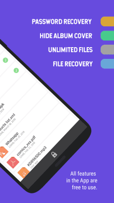 Screenshot of the application File Locker - #4
