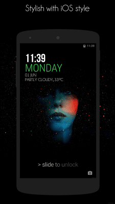 Screenshot of the application Hi Locker - lock screen - #4