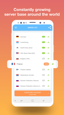Screenshot of the application VPN servers in Russia - #4