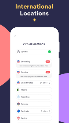 Screenshot of the application VPN Betternet: Unlimited Proxy - #3