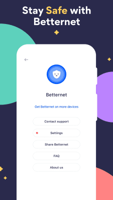 Screenshot of the application VPN Betternet: Unlimited Proxy - #5