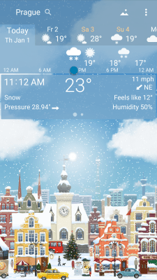 Screenshot of the application YoWindow Weather and wallpaper - #6