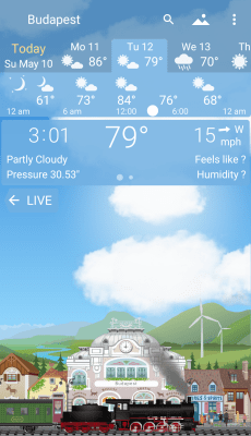 Screenshot of the application YoWindow Weather and wallpaper - #7