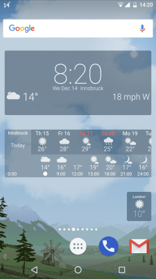 Screenshot of the application YoWindow Weather and wallpaper - #8