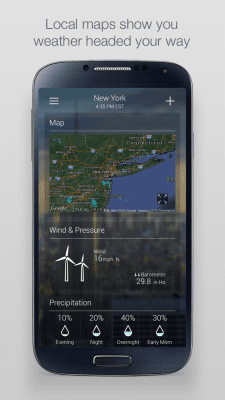Screenshot of the application Yahoo Weather - #4