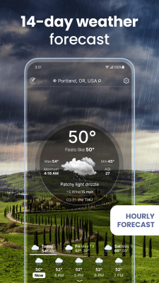 Screenshot of the application Weather Live - #1