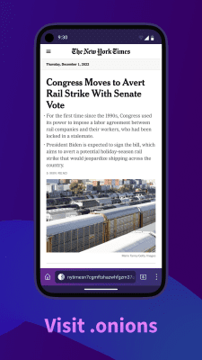 Screenshot of the application Tor Browser - #3