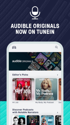 Screenshot of the application TuneIn Radio - #6