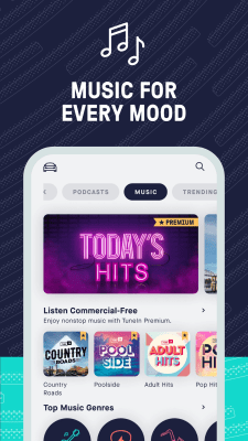 Screenshot of the application TuneIn Radio - #8
