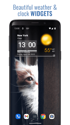 Screenshot of the application 3D Sense Clock & Weather - #2