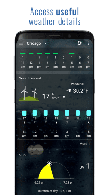 Screenshot of the application 3D Sense Clock & Weather - #4