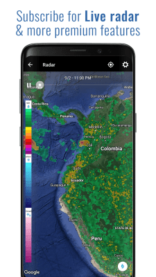 Screenshot of the application 3D Sense Clock & Weather - #8