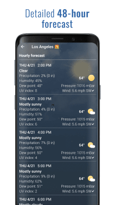 Screenshot of the application 3D Flip Clock & World Weather - #5