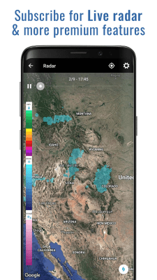 Screenshot of the application 3D Flip Clock & World Weather - #8