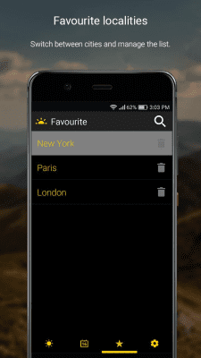 Screenshot of the application Weather US 16 days forecast - #5