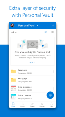 Screenshot of the application Microsoft OneDrive - #3