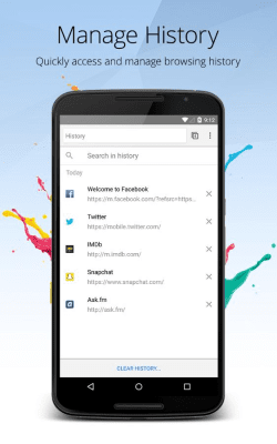 Screenshot of the application Orbitum Browser - #7
