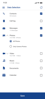 Screenshot of the application G Cloud Backup - #3