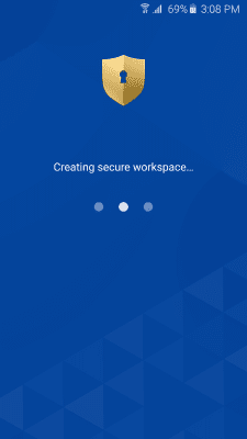 Screenshot of the application Samsung My KNOX - #3