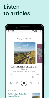 Screenshot of the application Pocket - #4