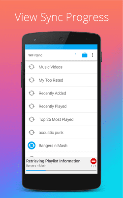 Screenshot of the application iSyncr Lite for iTunes - PC - #3