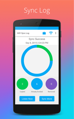 Screenshot of the application iSyncr Lite for iTunes - PC - #7