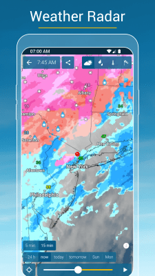 Screenshot of the application Weather & Radar - #3
