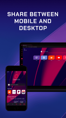 Screenshot of the application Opera GX for Android - #5